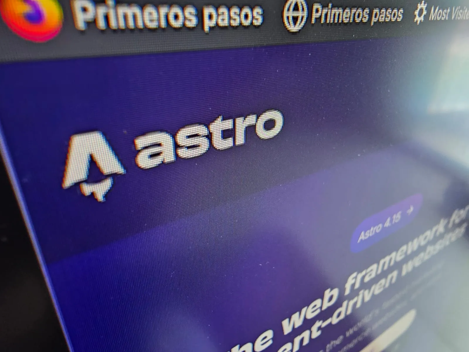 Aprendiendo cosas nuevas: Astro